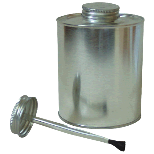 Round Metal Cement Can